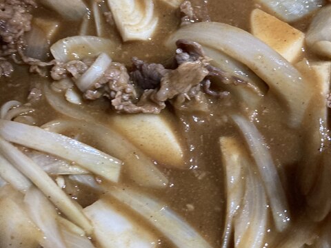 一個にんにくと！新玉ねぎいりの牛肉カレー！